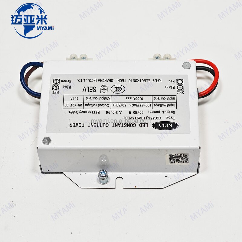 LED Driver Manufacturer - KELY 40/50W 36-42V DC Output 100-277V AC 50/60Hz L/N-G 4KL-N 2K Constant Current for LED Lights