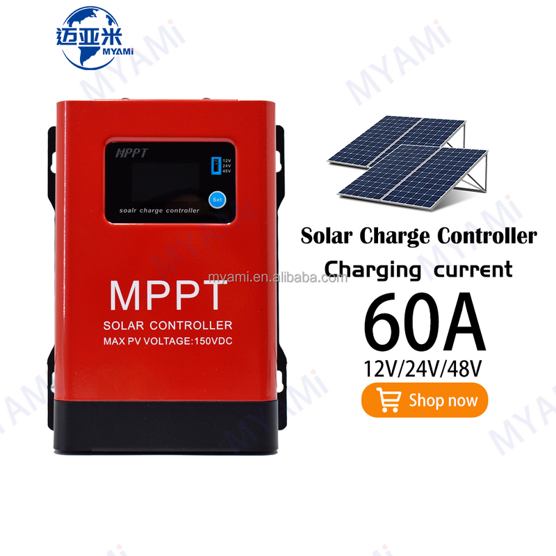 Solar Charge Controller Manufacturer - MY-MPPT2800F 60A MPPT Adjustable 12V 24V 48V for Lead-acid & Lithium Battery