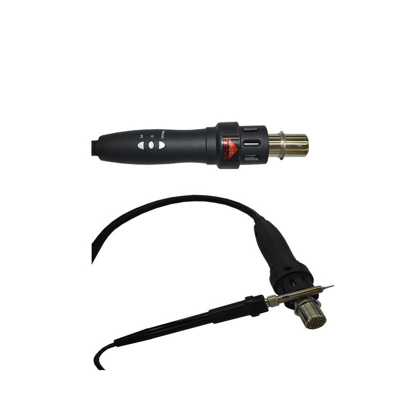 Soldering Station Manufacturer - Digital Dual LCD Display 700W Soldering Hot Air Gun with Knife Tip 2 in 1