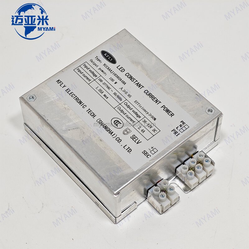 LED Driver Manufacturer - KELY 100W 100-277V AC 36-42V 2.4A DC Output 50/60Hz L/N-G 4KL-N 2K Constant Current for LED Lights