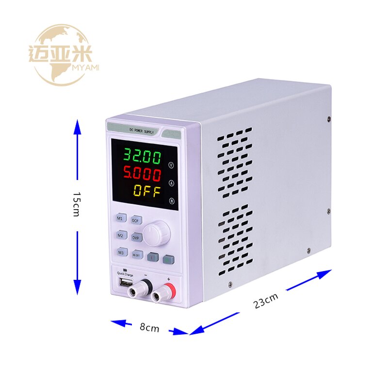 DC Power Supply Manufacturer - MY-K8010HP 80V 10A Laboratory Variable Adjustable DC Auto Range 300W Wide Range