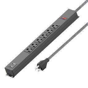 PDU Rackmount Receptacles Manufacturer - Safety Controls Power Outlets 19" Power Strip with USB