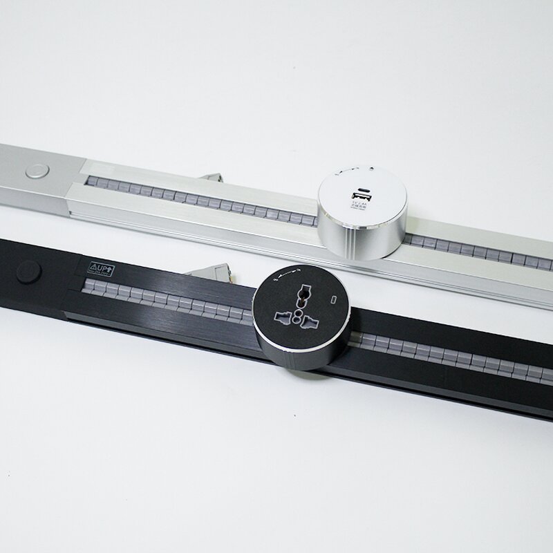 Removable Electric Power Track Manufacturer - With/without Adapters for Multi Electrical Sockets