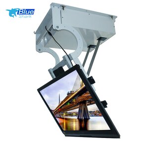 Flip Outward Remote Controlled Motorized Electric Ceiling TV Lifter Manufacturer - TV Mount for 32-75inch TV for Office Home Hotel Room