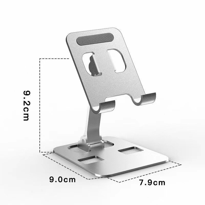 Aluminum Alloy Mobile Phone Holder Manufacturer - Lower Price Adjustable Portable Cellphone Stand Folding Mobile Phone Holder Used for iPhone