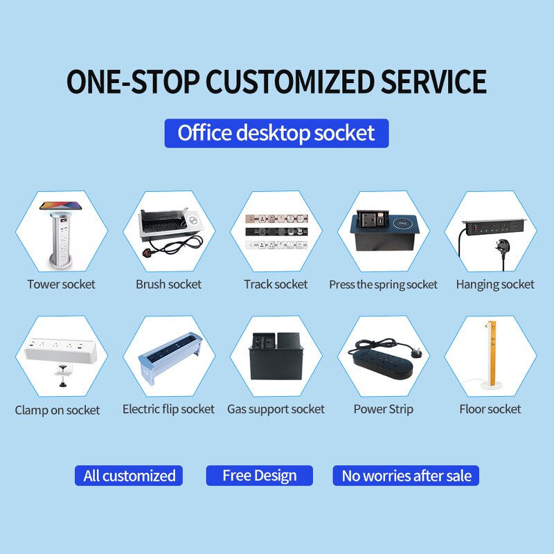 PDU Power Strip Universal Rack Special Socket Manufacturer - All Bronze 13A 7 Units 19inch 1.5U Aluminum Enclosure UK Outlet