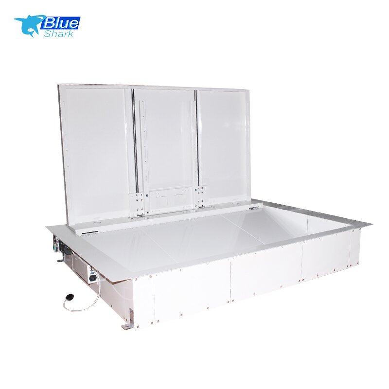 Motorized Remote Control Drop Flip Down Ceiling TV Stand Manufacturer - New Product Stainless Steel 32-65 Inches