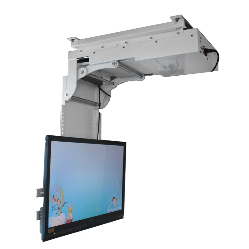 Hidden Ceiling TV Mount Brackets Manufacturer - Factory Wholesale Price Automatic Flip Down Motorized TV Ceiling Lift