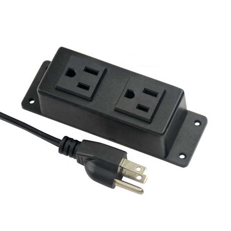 US Power Plug Furniture Power Distribution Units Manufacturer - Office Desk Power and USB Charging Hub with Network RJ45 Cat6