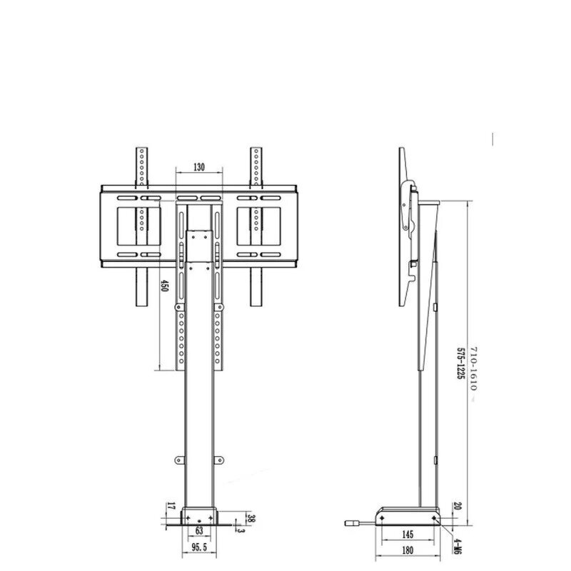 32-70inch 1000mm Motorized TV Lift Mechanism Manufacturer - Lifting Adjustable Height with Wireless RF Remote Controller for Plasma LCD LED TV