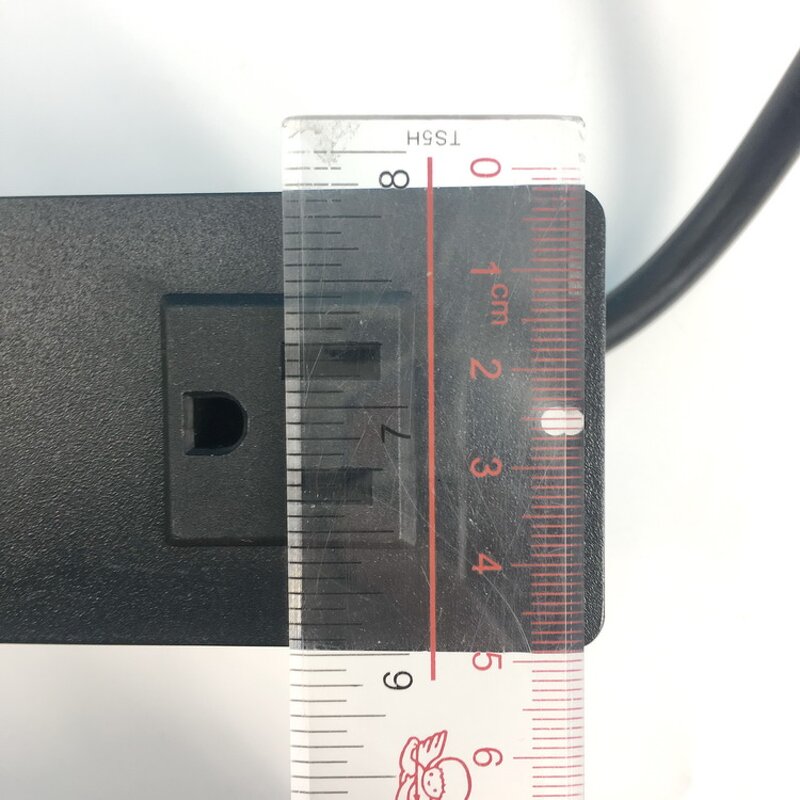 Two Outlet Furniture Recessed Power Strip Manufacturer - Black Mini Power Unit 2 USA Outlet for Kitchen Cabinet and Hotel Room