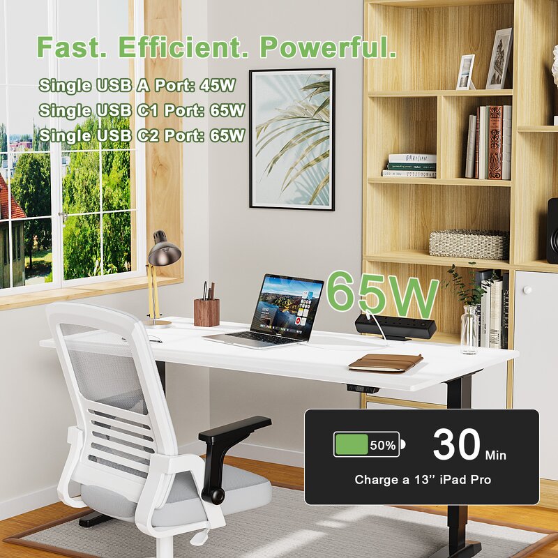 White Porcelain Plugs Sockets Manufacturer - 65W Quick Charge Desktop Embedded Power Strip