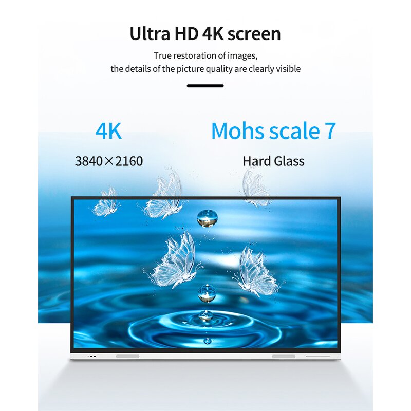 Interactive Smart Board Manufacturer - 55/65/75/85/98/110 Inch with Dual System School LCD Display Touch Screen Panel Smart Whiteboard