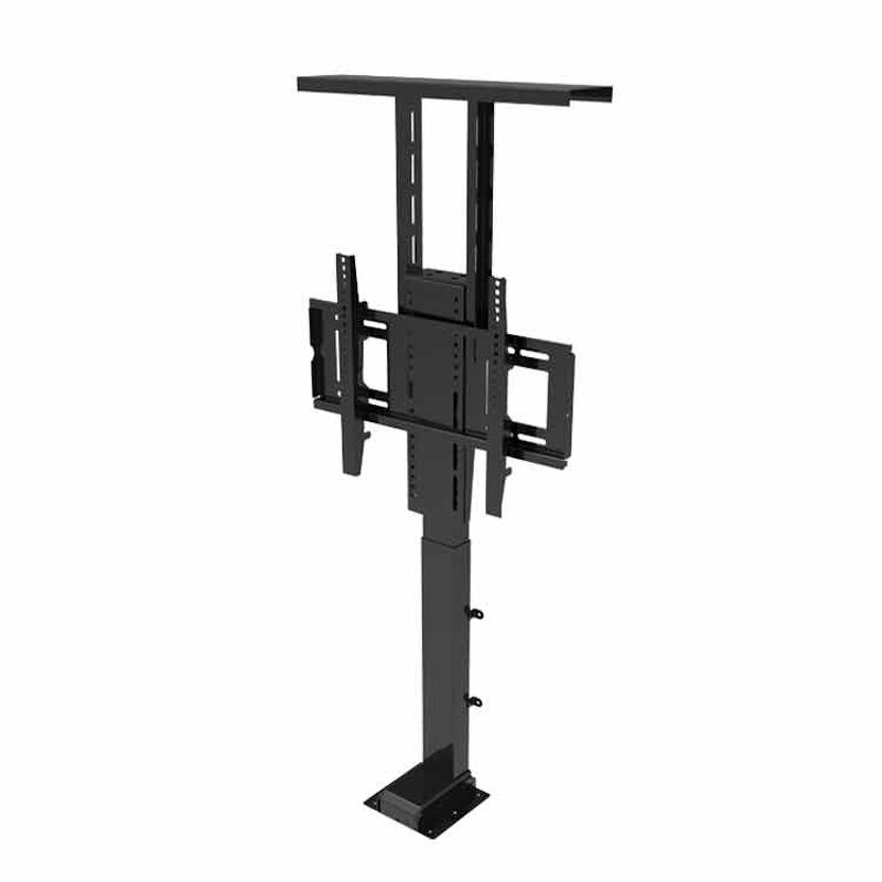 Hidden TV Lift Cabinet Manufacturer - Electrically Height-Adjustable TV Bracket for 32-70 Inches TV with Remote Control