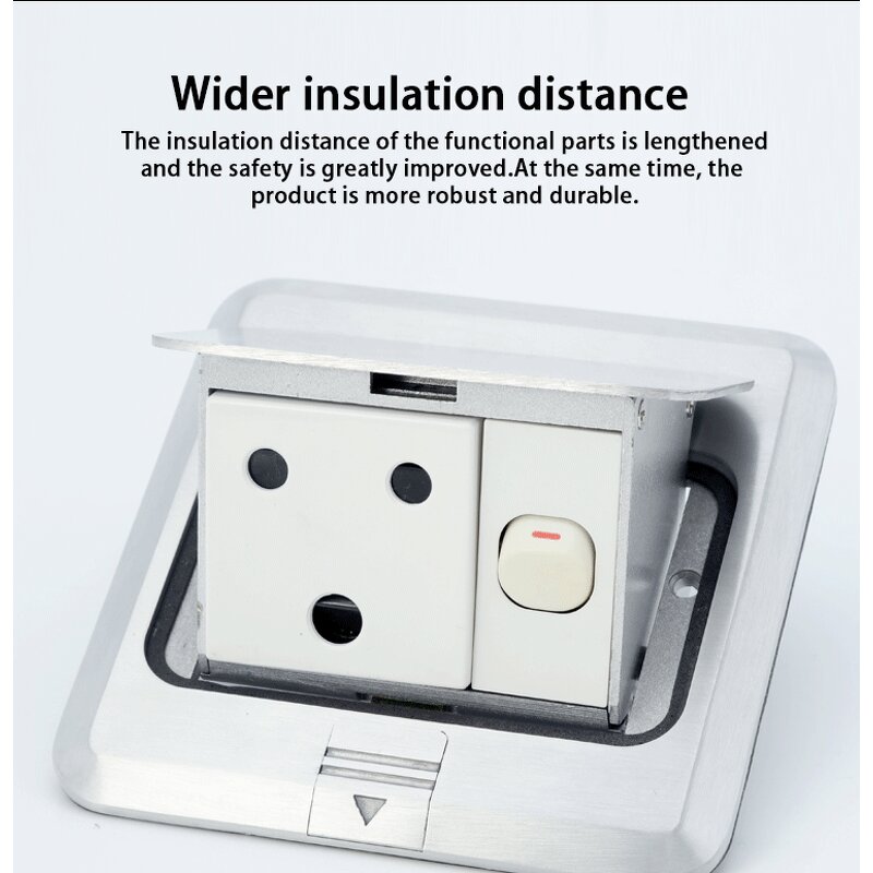 Floor Socket Box Manufacturer - EU USA UK South Africa with USB Pop-up Socket Power Grounding Socket Outlet