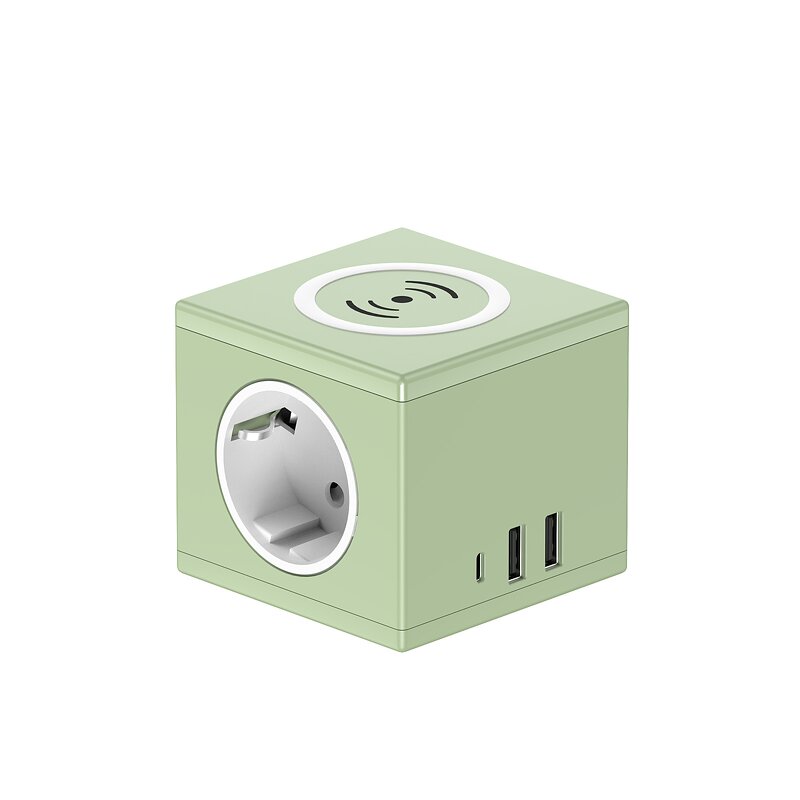 Smart Charger Manufacturer - Factory Low Price Macaroon Colour PD20W with Wireless Charging Magic Socket