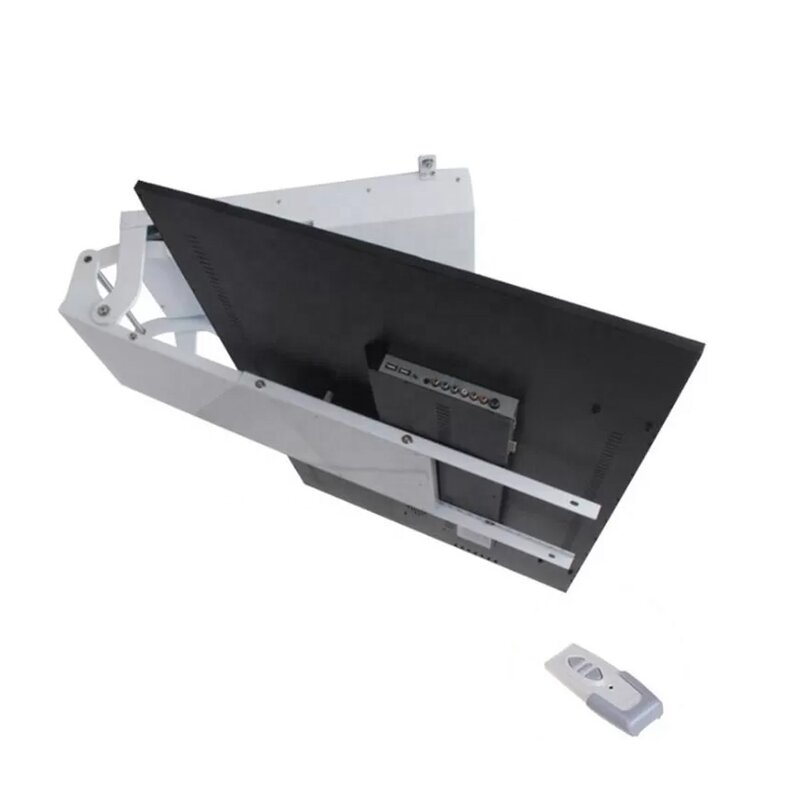 Hidden Bed TV Lift Footboard Manufacturer - Motorized Electric Ceiling TV Lift with Remote Control or Switch