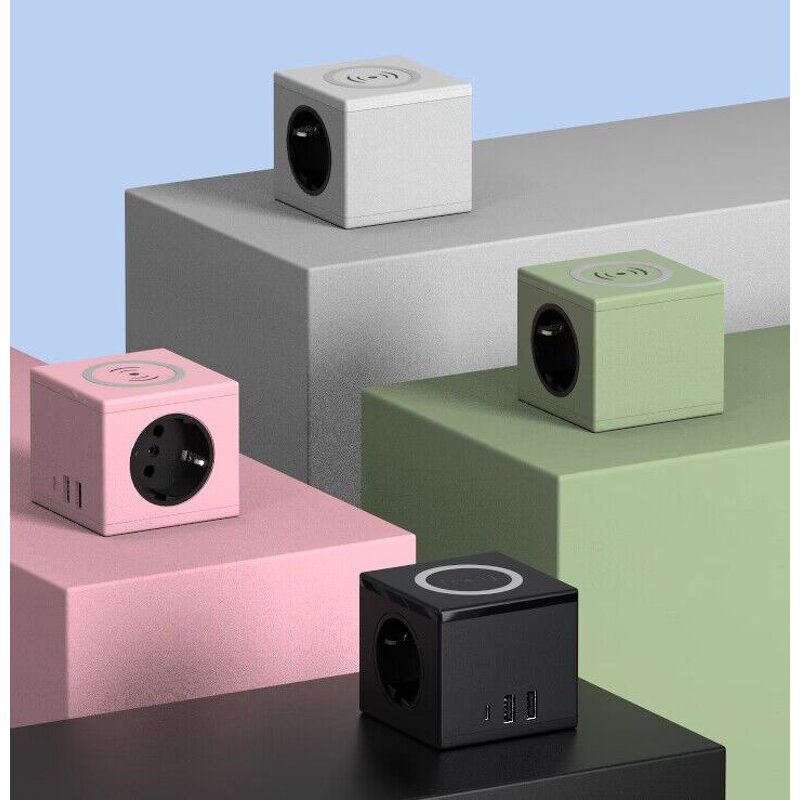 PD20W Smart Rapid Charger Manufacturer - Macaron Colour with Wireless Charging Magic Socket