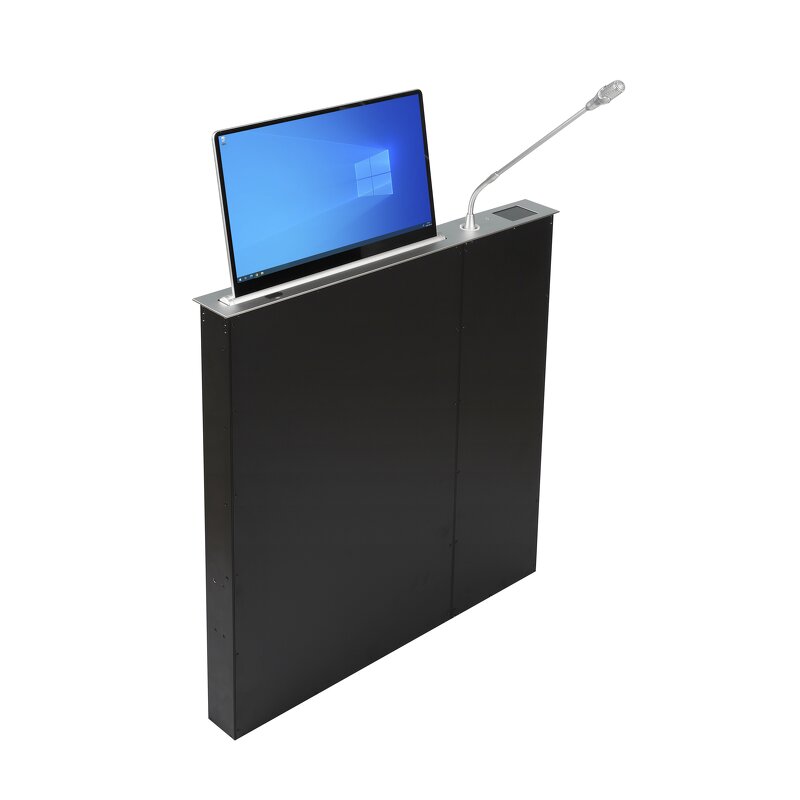Blue Shark HD Touch Screen Pop-up Mechanism Manufacturer - Paperless Conference System Flip-up LCD Monitor Lift