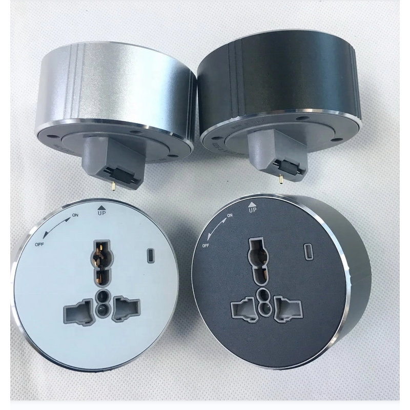 Integrated Power and Data Solution Manufacturer - Second Generation with GSS System Electrical Power Socket Track with Type-C USB Adapter