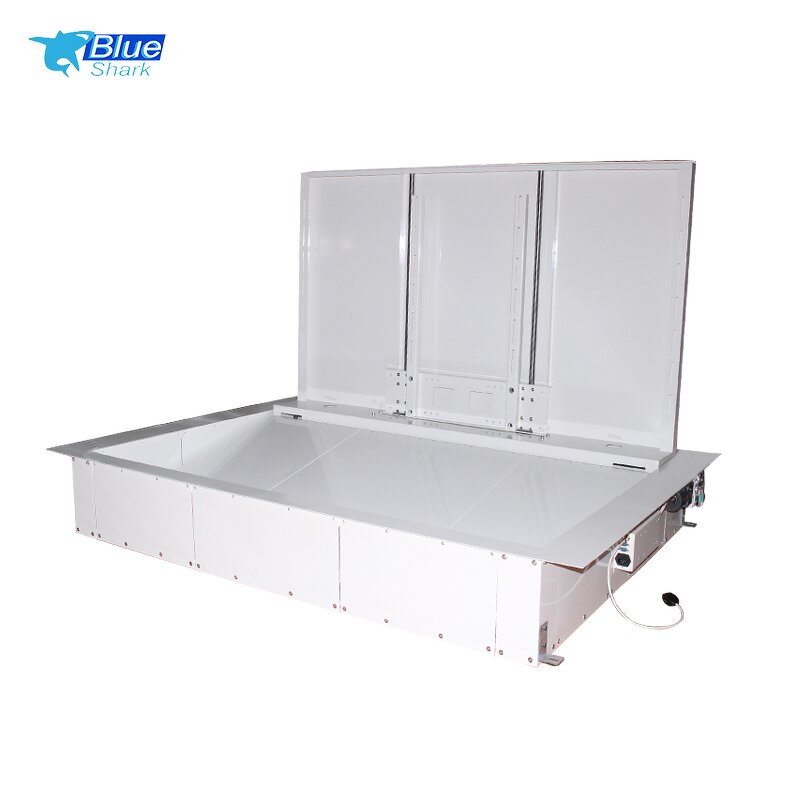 Motorized Remote Control Drop Flip Down Ceiling TV Stand Manufacturer - New Product Stainless Steel 32-65 Inches