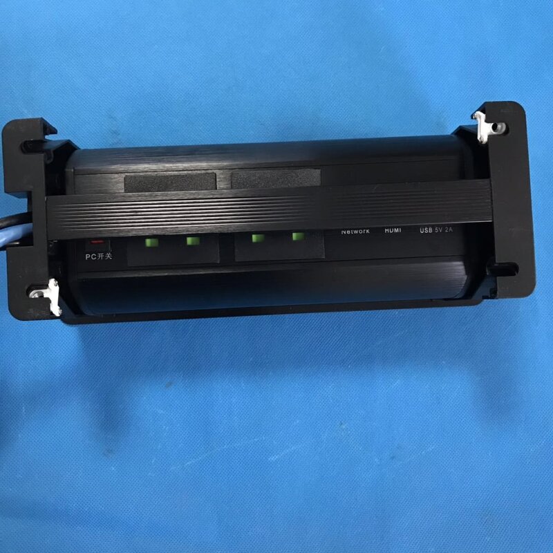 Hidden Tabletop Socket Manufacturer - Manual Rotation Faceplate Aluminum Socket