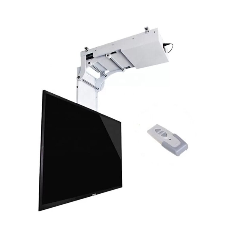 Hidden Bed TV Lift Footboard Manufacturer - Motorized Electric Ceiling TV Lift with Remote Control or Switch