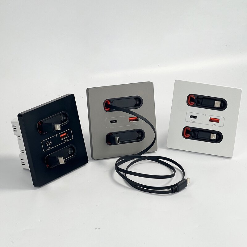 Universal 20W Fast Charging USB Wall Socket Manufacturer - with Charging Line Mobile Phone Charging Type-C Outlet