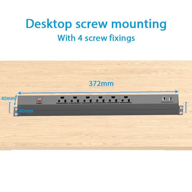 PDU Power Strip Socket Manufacturer - 19" Rack Outlet with USB High Quality Power Outlet