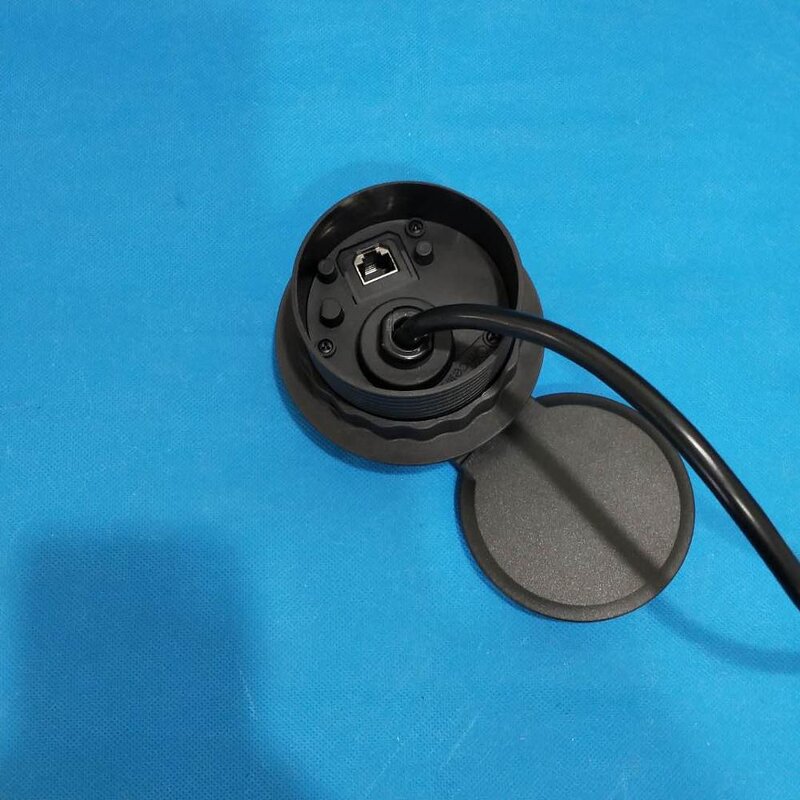 80mm Desktop Power Socket Manufacturer - 1 European Power and Wireless Charger Round Power Outlet with USB and Data