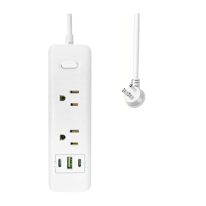 Multi Plug Universal US Standard Extension Socket Manufacturer - Power Outlet Sofa Cube 6 AC Outlets 2 TYPE-C Ports 1 USB Ports with Switch