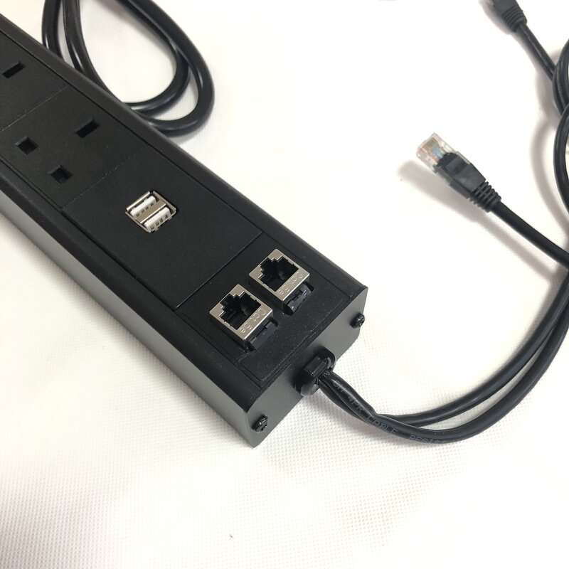 Internet Standard Socket Power Outlet Manufacturer - 2022 Power Unit Strip Rack UK Mounted ABS 19 Inch Desktop Power Socket