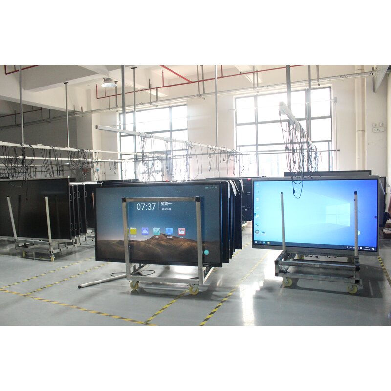 Interactive Smart Board Manufacturer - 55/65/75/85/98/110 Inch with Dual System School LCD Display Touch Screen Panel Smart Whiteboard