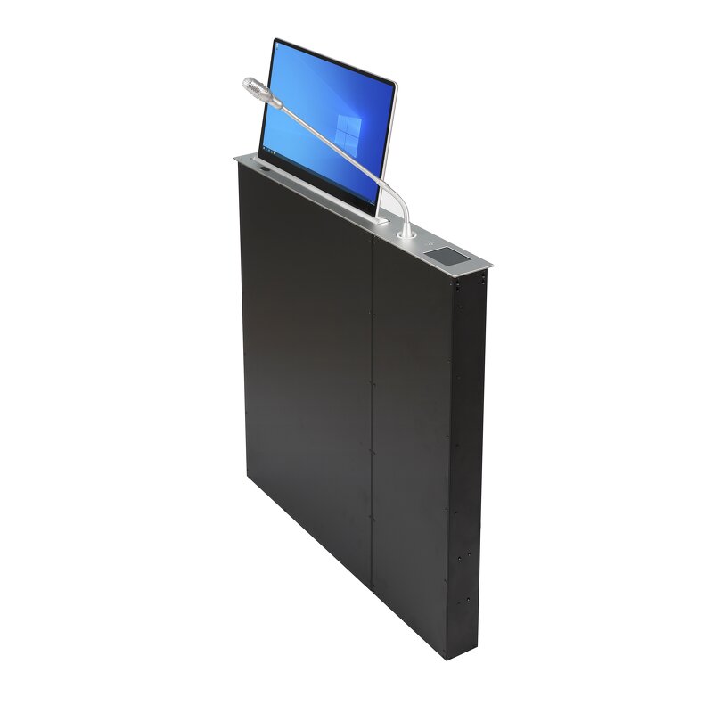 Blue Shark HD Touch Screen Pop-up Mechanism Manufacturer - Paperless Conference System Flip-up LCD Monitor Lift