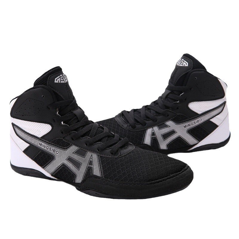 Training Boots Manufacturer - Black Mesh Upper Gym Boxing Cross Wrestling for Unisex