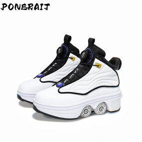 Roller Skates Manufacturer - Unisex Automatic Retractable 4-Wheel Mesh Winter Spring