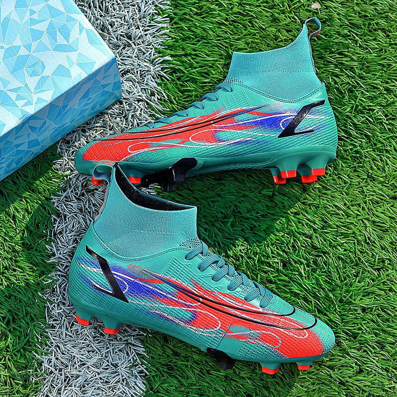 Football Boots Manufacturer - Men's Two-Tone High State Shredded Spikes Year-Round Training