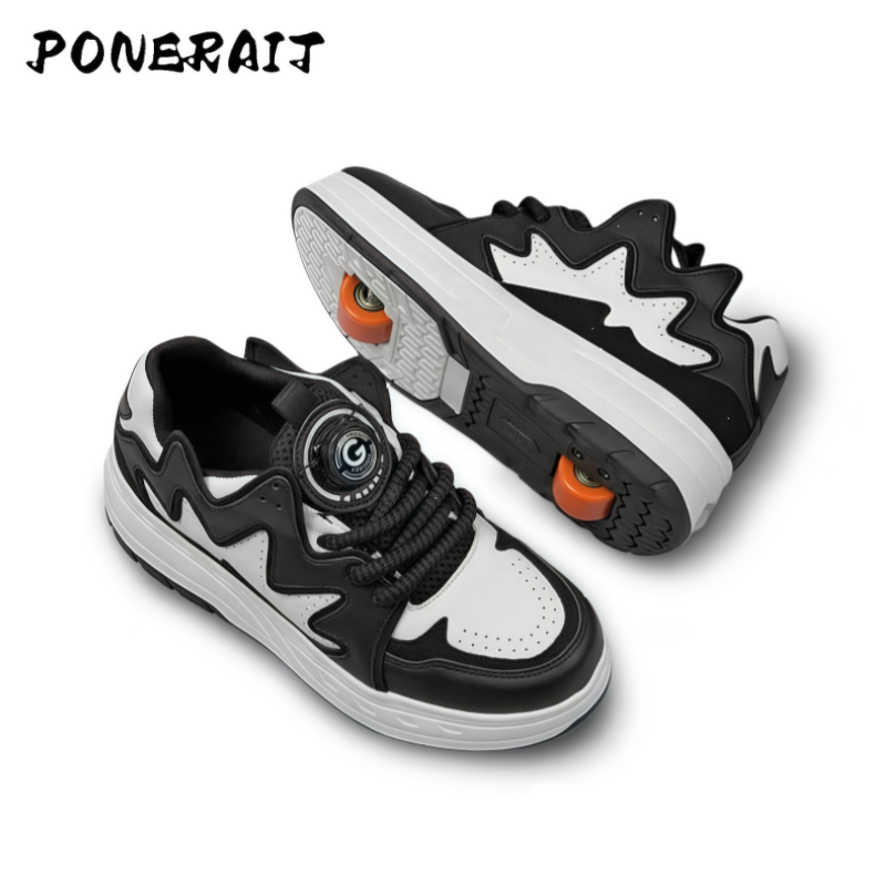 Roller Skates Manufacturer - Boys 2-Wheel High-Top Paten Race Fashionable Parkour