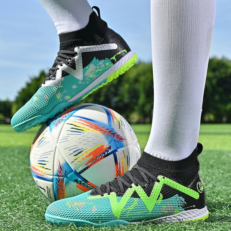 Football Boots Manufacturer - High Top AG TF for Kids Boys Short Spikes Soccer