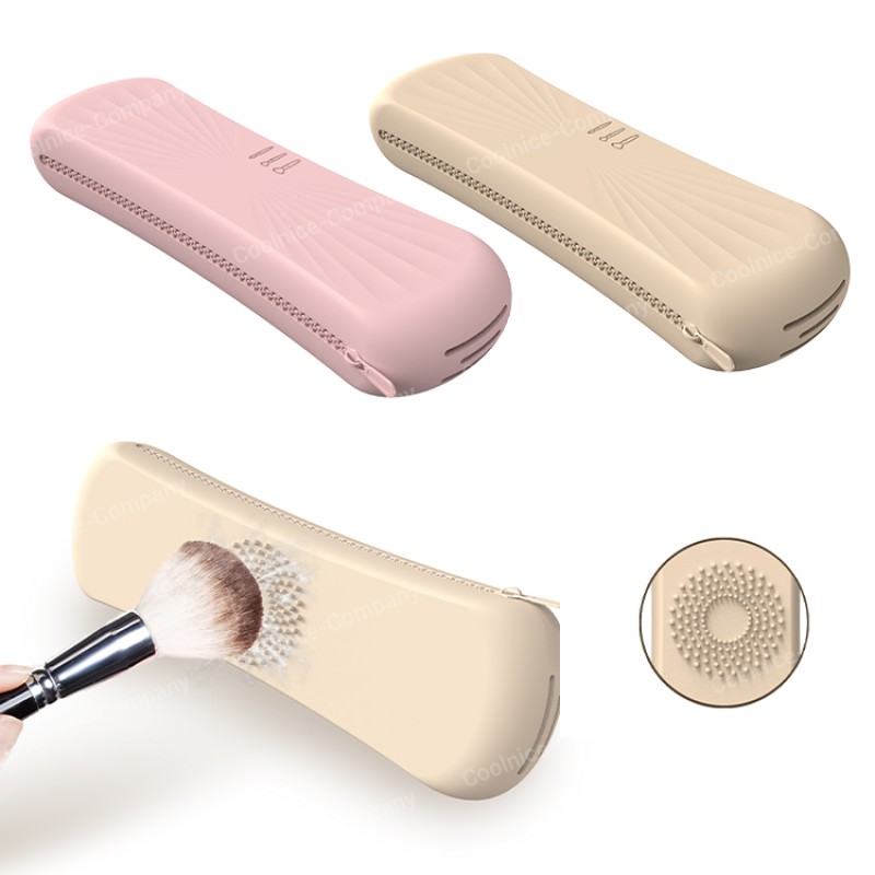 Makeup Brush Bag Manufacturer - Custom Logo Silicone Pouch