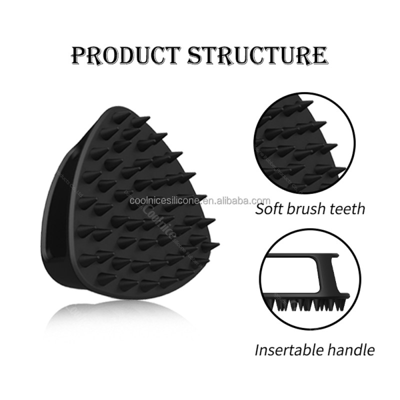 Silicone Beard Brush Supplier - Hot Sales Double Use