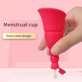 Menstrual Cup Supplier - Round Valve Silicone Cup
