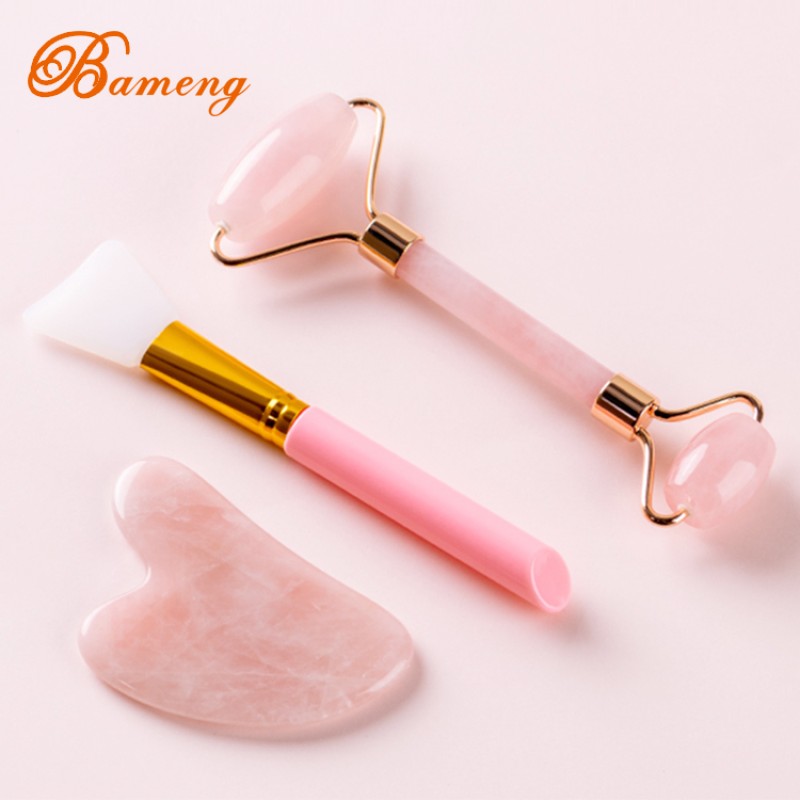 Jade Roller Manufacturer - Rose Quartz Gua Sha Massager