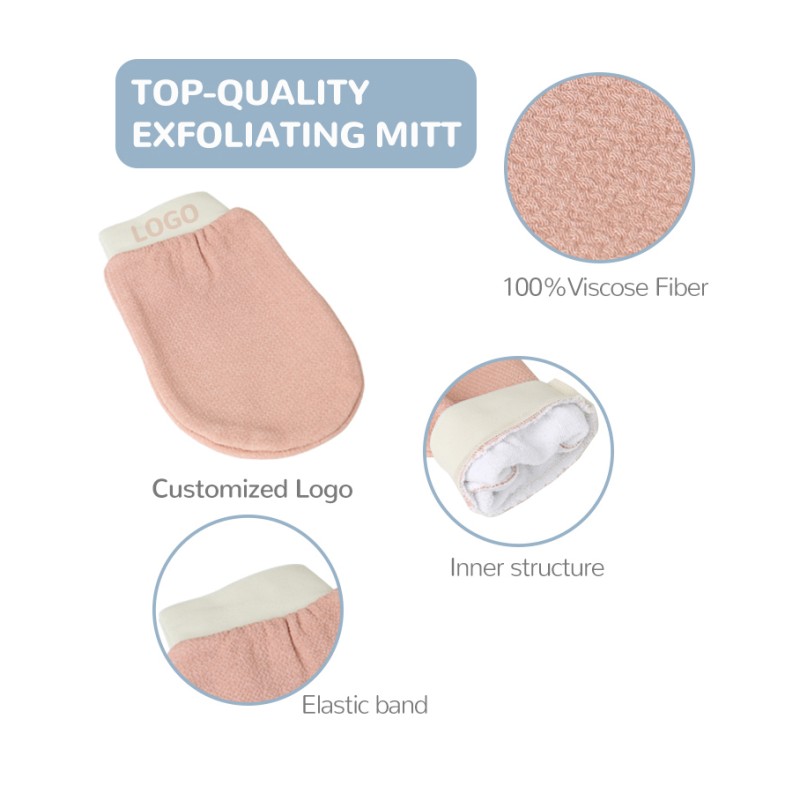 Eco Exfoliating Mitt Factory - Bath Gloves Tan Removal