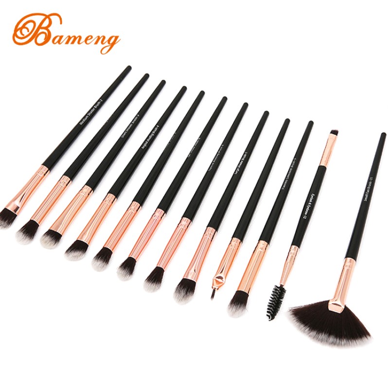 Cosmetic Brushes Supplier - Private Label 12pcs Luxury