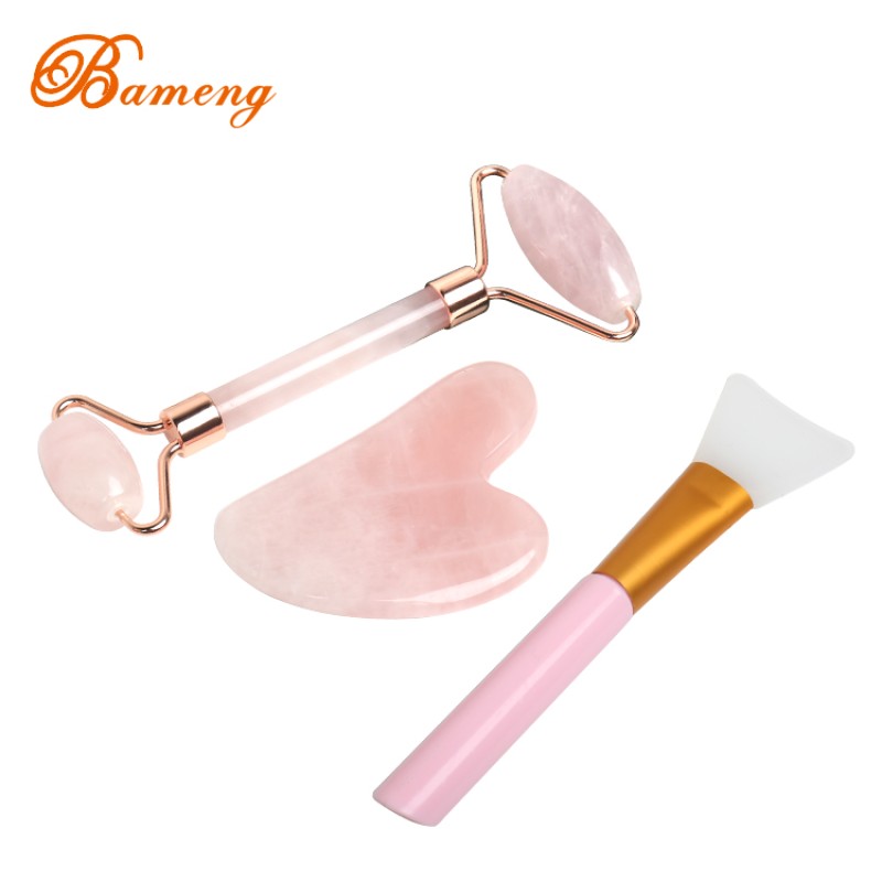 Jade Roller Manufacturer - Rose Quartz Gua Sha Massager