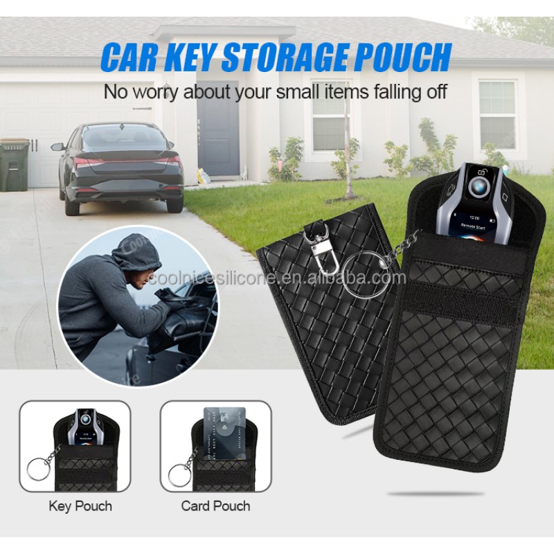 Faraday Key Bag Supplier - Stitching RFID Blocking