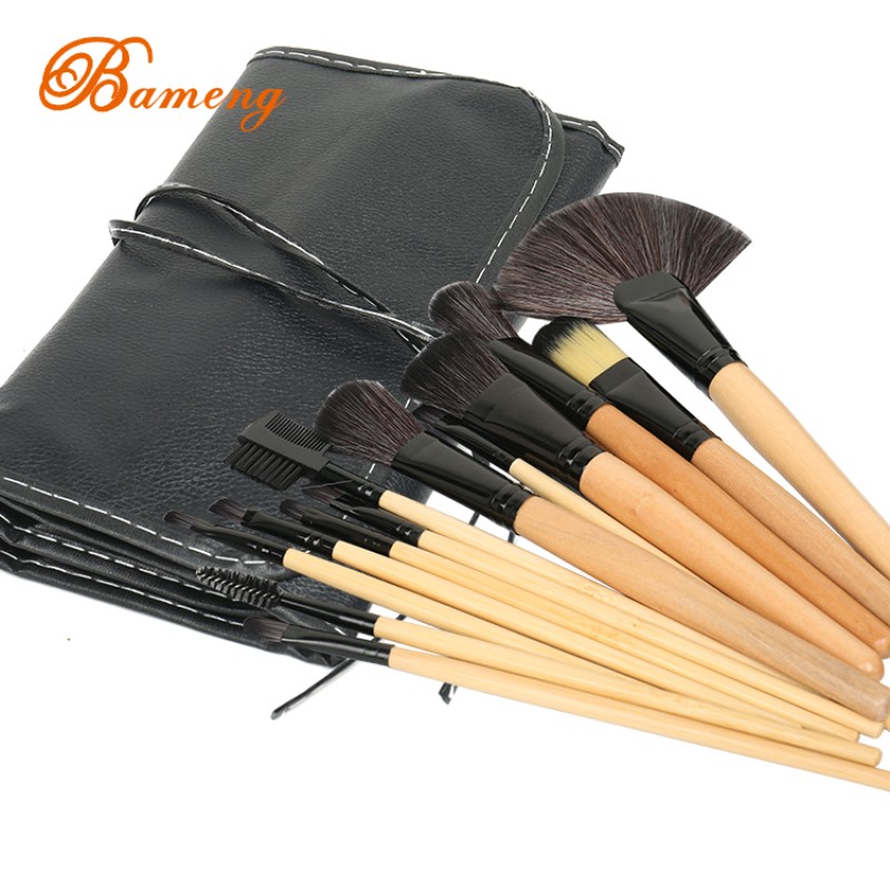 Makeup Brush Set Factory - Black Luxury 24Pieces