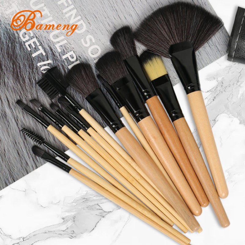 Makeup Brush Set Factory - Black Luxury 24Pieces