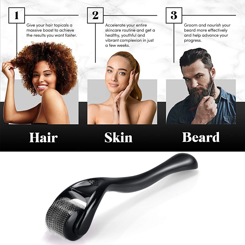 Derma Roller Supplier - Matte Black 540 Titanium